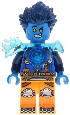 Logan - Trans-Light Blue Shoulder Armor
