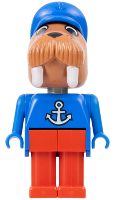 Fabuland Walrus - Wilfred Walrus (Captain)