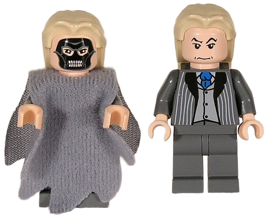 Death Eater (Lucius Malfoy) - Light Bluish Gray Dementor Style Cape