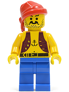 Pirate Anchor Dark Purple Vest