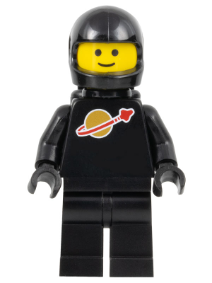 Classic Space - Black with Air Tanks and Motorcycle (Standard) Helmet