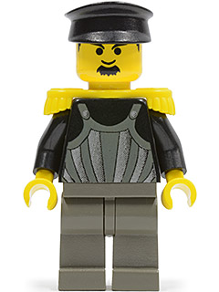 Time Twisters - Dark Gray Armor with Silver Stripes and Rivets
